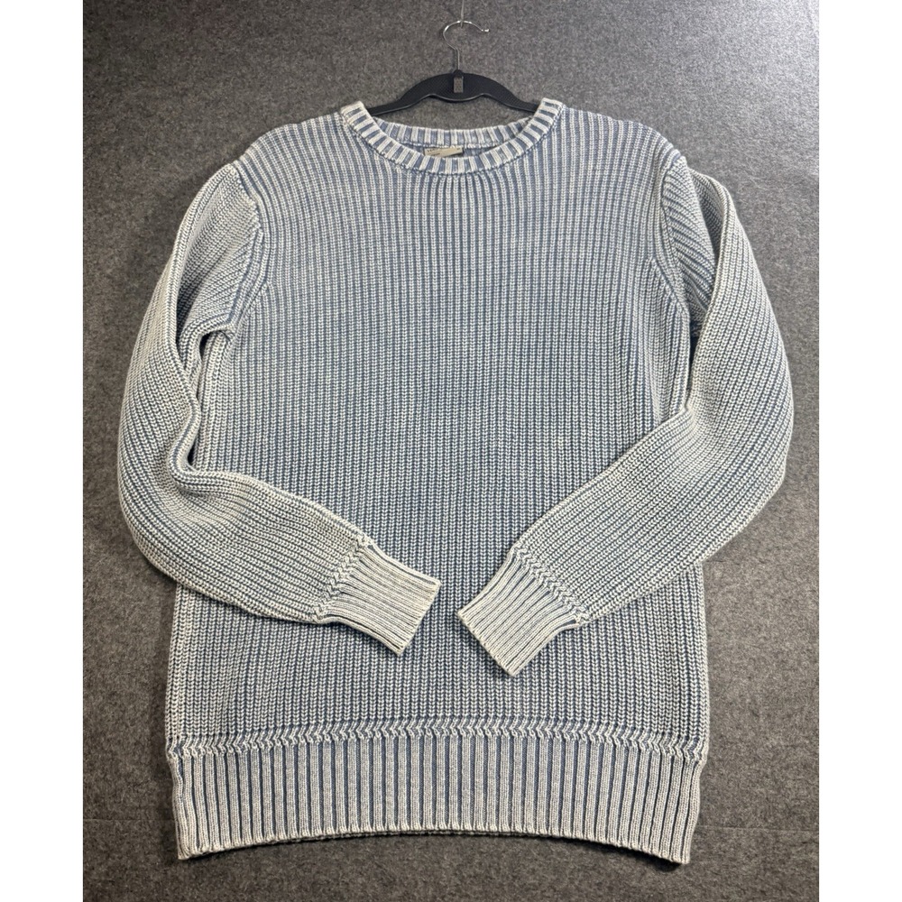 Vero Moda Blue Ribbed‎ Knit Crewneck Sweater Size M